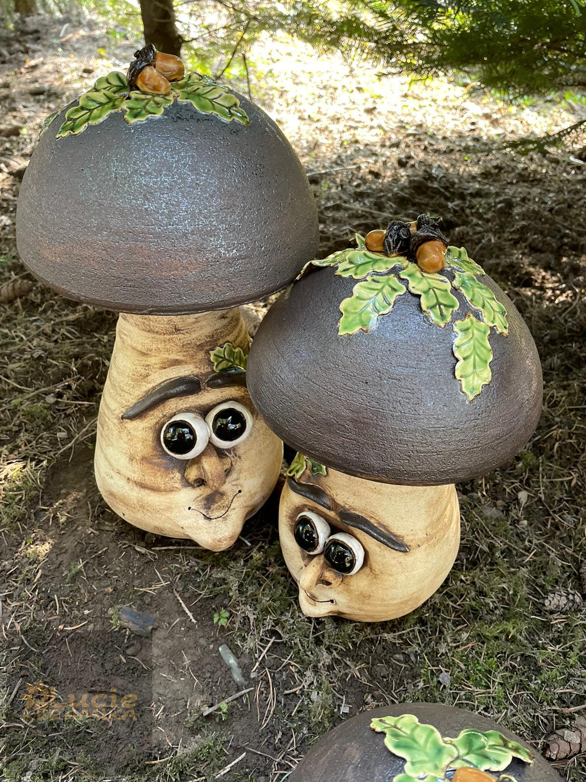 Hřib s barevnými duby 40 cm 