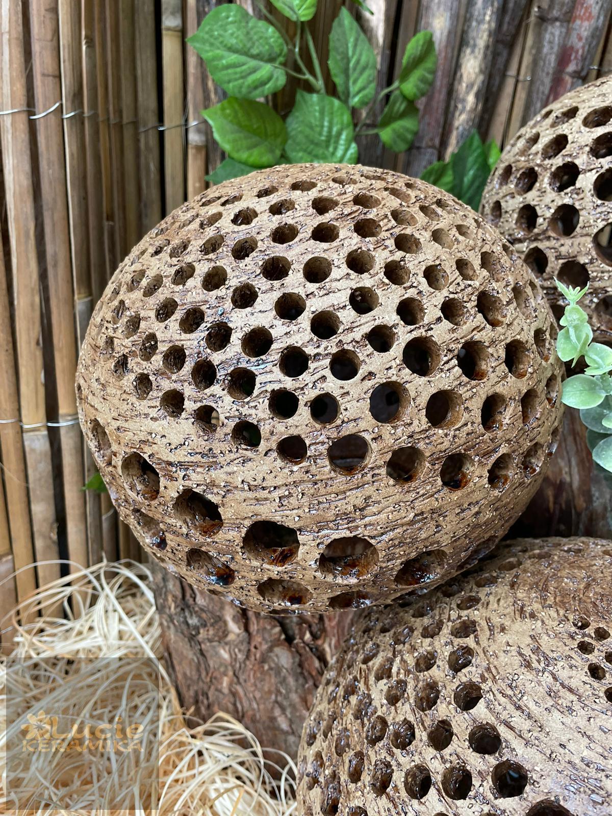Koule na svíčku 25 cm,  výřez kolečka