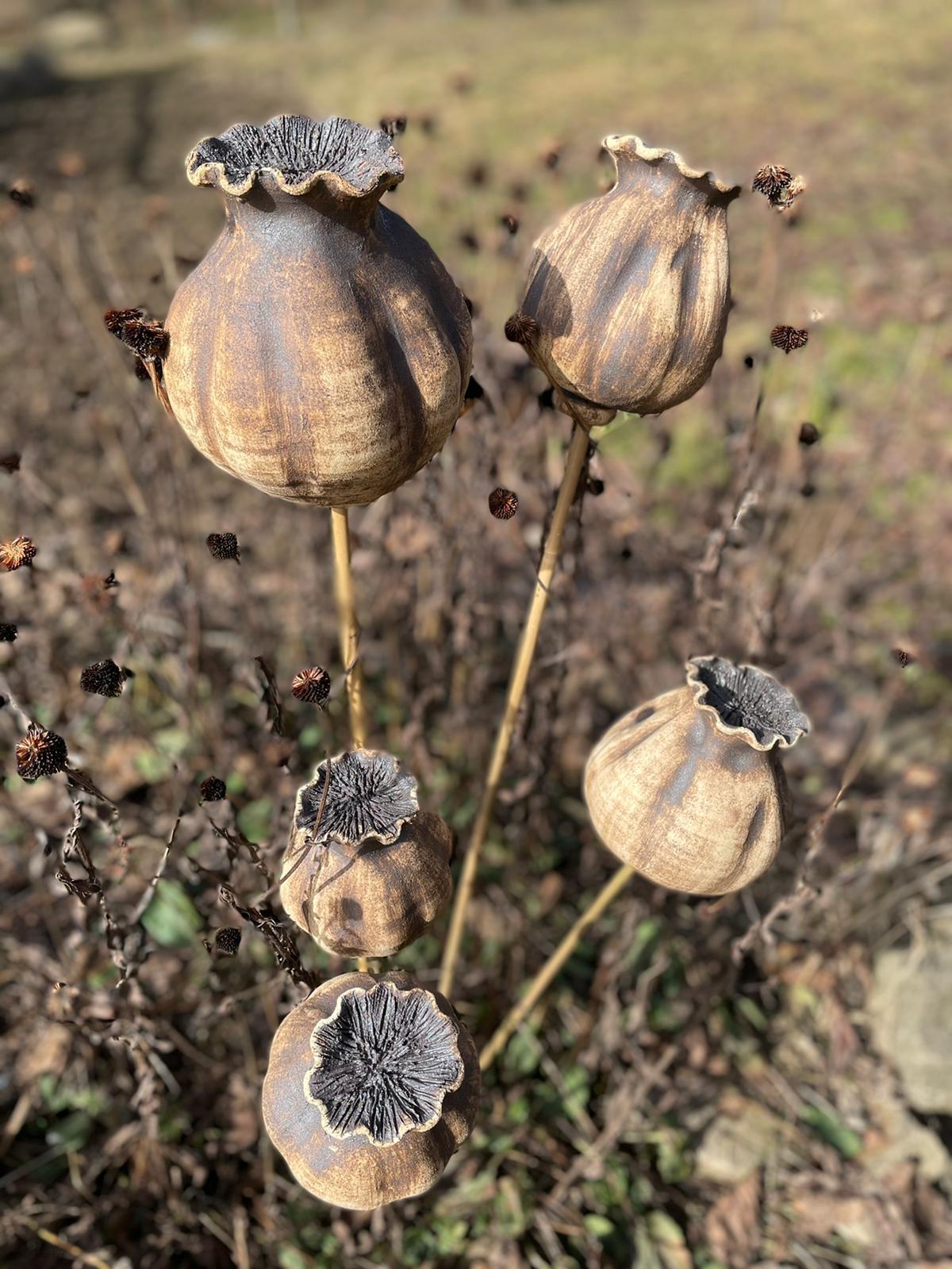 Makovice z jemného šamotu 12 cm