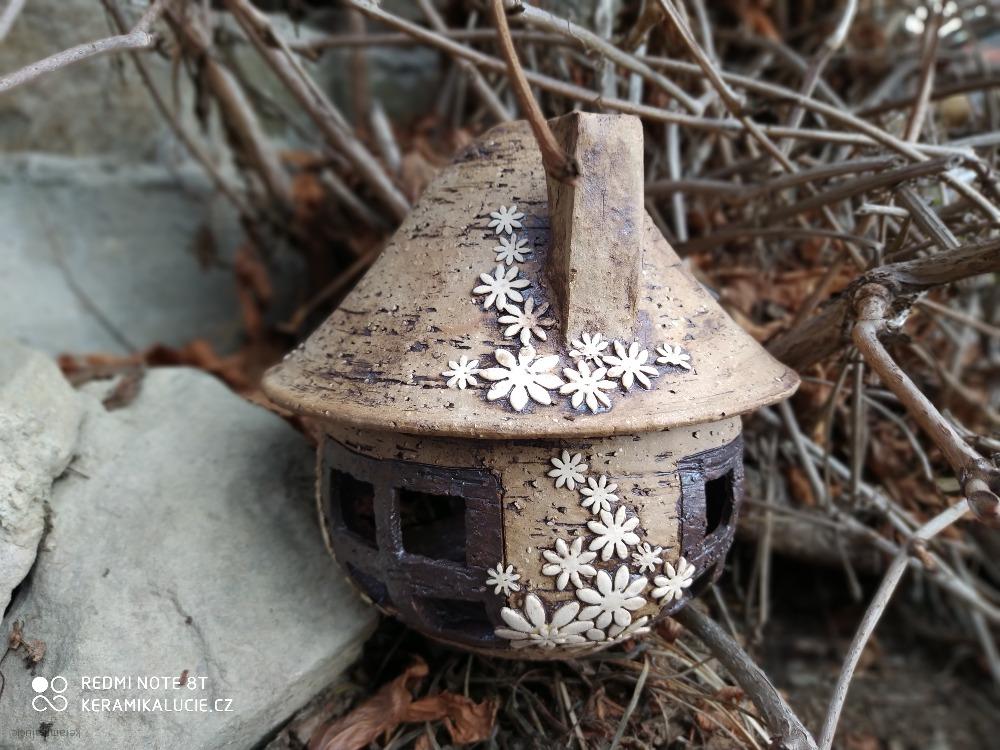 Domeček rozkvetlý  20 cm
